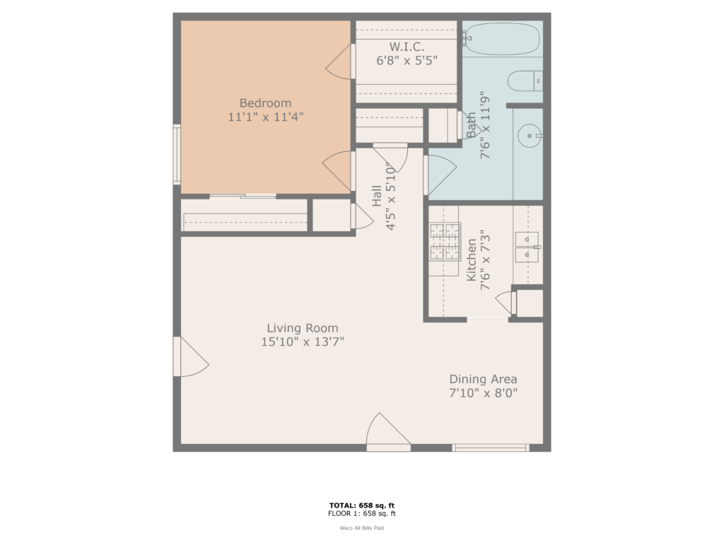 1BR1BA-Crestridge floorplan